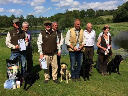 Retrievermesterskab 2017, vinderplaceringer, Dons, Kolding, Holger Blom Davidsen, Kennel Partrige, Danny Fraser, Stig Andersen, Kennel Maxjan, Flemming Nøhr Christensen, Walter Mygild, Lars Mertz Jens Lund, 